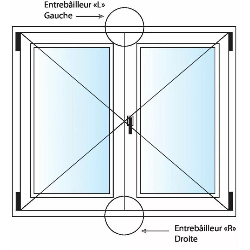 Entrebailleur Rehau S729 Blanc Ghe G-19821-02-L-7 Entrebailleur Rehau S729 Blanc Ghe G-19821-02-L-7