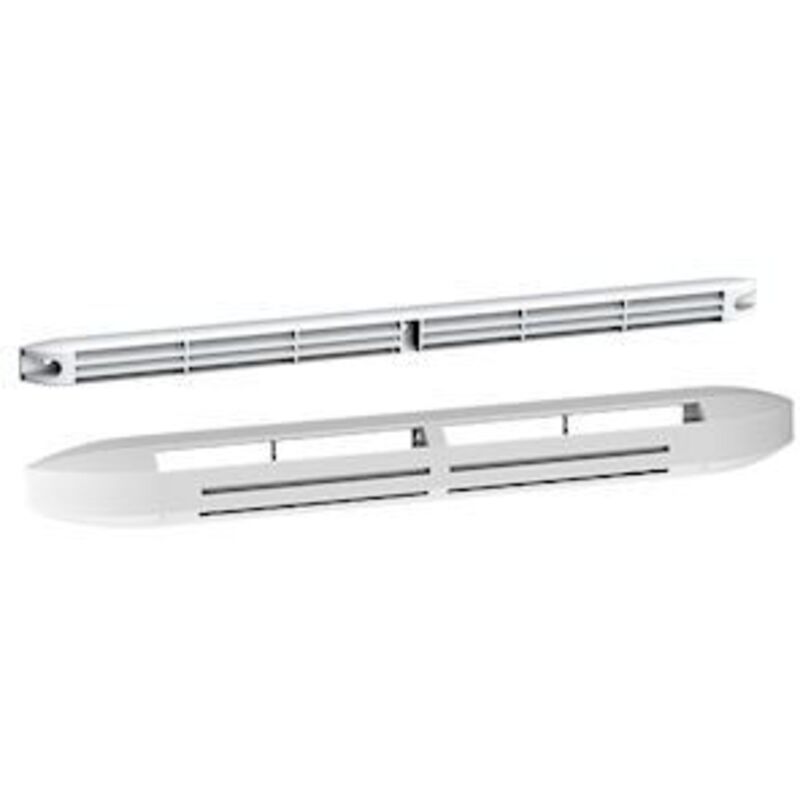 Entrée d'air et grille de façade hygroréglable compacte - Noir - 526611 Atlantic