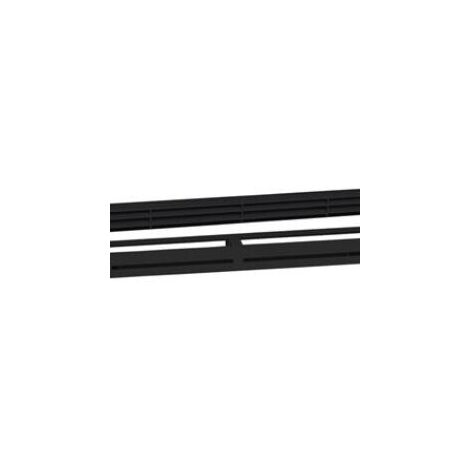 Entrée d'air et grille de façade hygroréglable compacte - Noire - 526611 - Atlantic