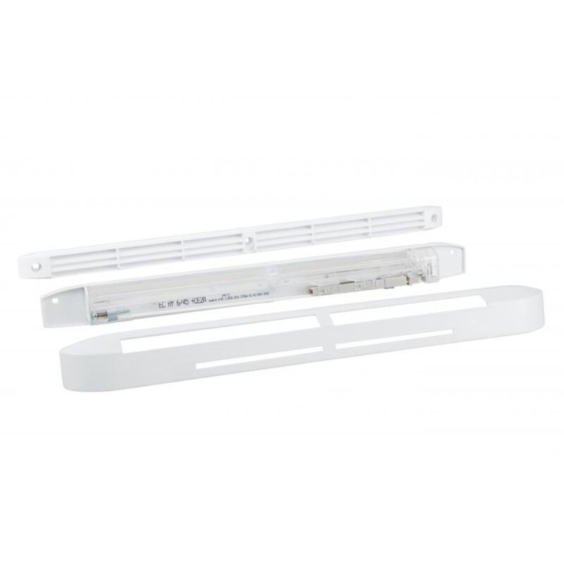 Entrée d'air hygroréglable, 7/40 M3/H, blanche, réservation 354 x 12 mm. (ec hy blanc) s&p france UNE858889