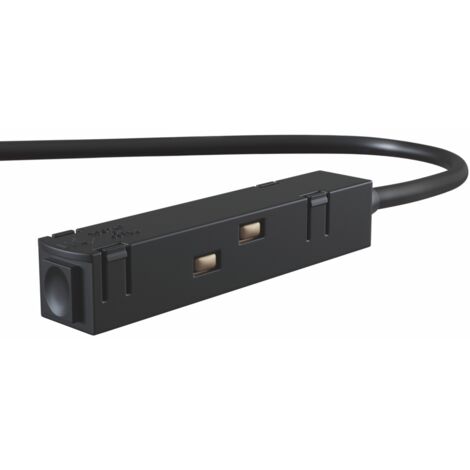Entrée d'alimentation rail S35 noir 48V Maytoni Tech