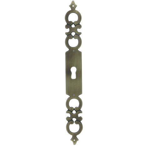 Entrée de clé zamak 344 vieux laiton 185mm BROS 344Z4