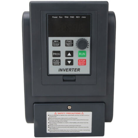 Entrée monophasée Sortie triphasée Convertisseur d'entranement à fréquence variable Inverseur de moteur 2,2 kW Convertisseur de tension