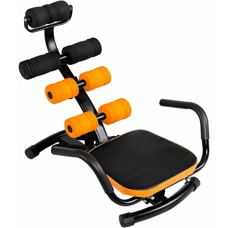 

Entrenador Abdominales con Asa y Respaldo Carga hasta 100 kg para Hogar Gimnasio
