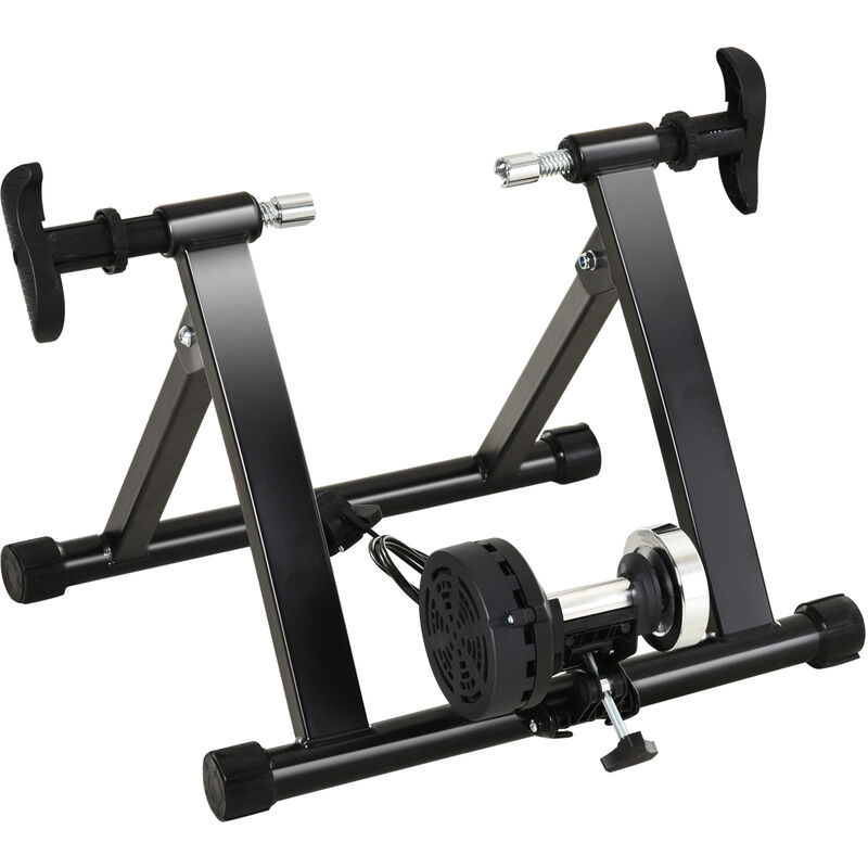 

Rodillo de Bicicleta Entrenamiento Plegable con Resistencia Ajustable de 8 Niveles para Ruedas de 650C/700C o 26-28 Pulgadas Interior 68x62,5x49 cm