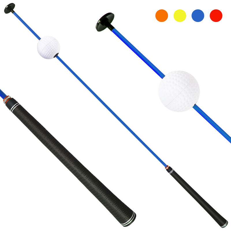 

Entrenador de swing de golf para ninos, palo de alineacion de golf, practica de golf, ayuda para entrenamiento, accesorio de golf,Azul