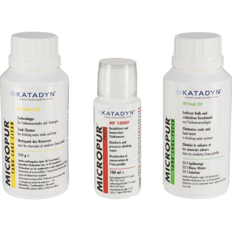Entretien de la boîte Katadyn Micropur Tank Care Line
