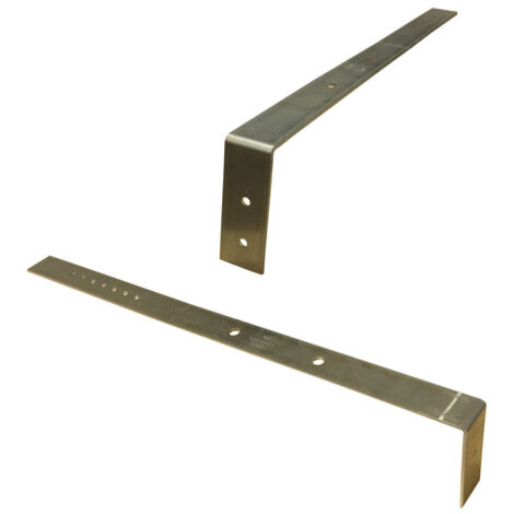 Entretoise ALU coudée sécable pour mur de 15 - 20 - 25 cm système CROC (paquet de 100 pièces) - Coffrage de dalle