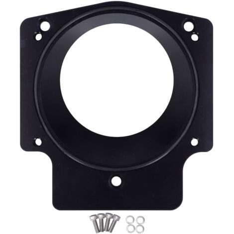 Entretoise d'adaptateur de corps de papillon de collecteur d'admission de 3.6in adaptée pour GM GEN III LS1 LS2 LS6 LSX LS4Black.
