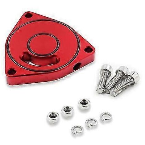 Entretoise de plaque de soupape de décharge turbo BOV pour Honda Civic 2015-2021, coupé 1.5T, en aluminium usiné (rouge)