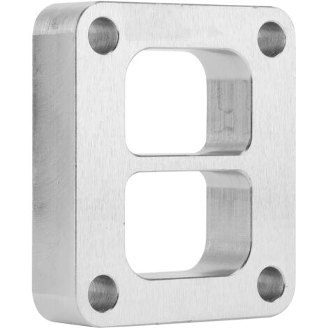 Entretoise en acier doux T4 bride de turbocompresseur à entrée divisée ports à double défilement CNC S400