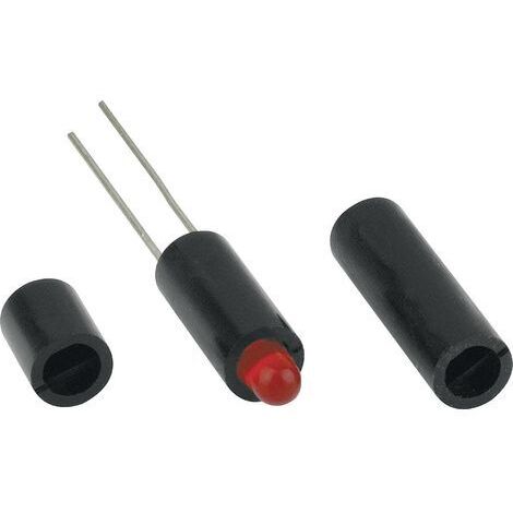 Entretoise LED Mentor 2819.5152 simple noir Adapté pour (LED) LED 5 mm 1 pc(s) Q62143