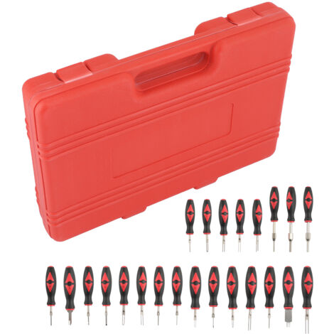 Entriegelungswerkzeug Stecker Auspinwerkzeug Set ISO Pin Lösewerkzeug KFZ 23tlg.Entriegelungswerkzeug Stecker Auspinwerkzeug Set ISO Pin Lsewerkzeug KFZ 23tlg.