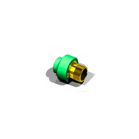 Entronque recto RM-H con cuello hexagonal - AQUATHERM Medidas: Ø40mm x 1"