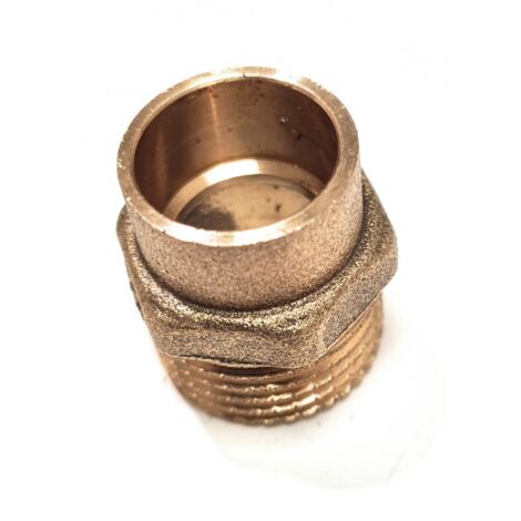 Entroque de cobre M 243 - INYECTOMETAL Medidas: Ø22mm x 1"