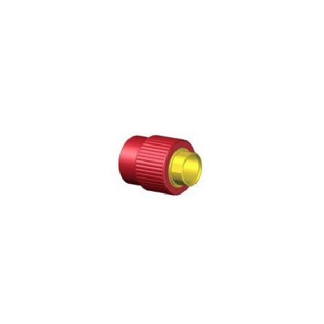 Entroque recto RH con cuello hexagonal - AQUATHERM Medidas: Ø32mm x 1"