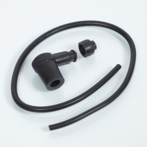 Entstörfilter für Auto, schwarz, d6 mm, l50 cm, 90°, mit Olive,