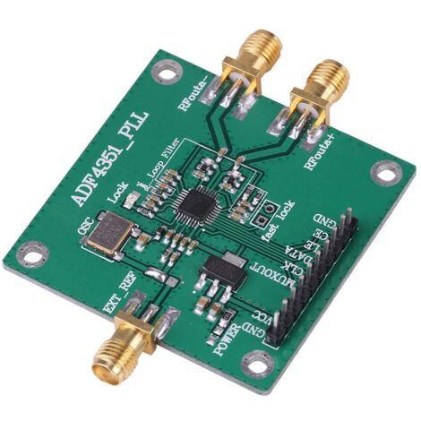 Entwicklungsboard, Frequenzsynthesizer, 35M-4.4GHz RF Signalquelle Phase Locking Loop Frequenzsynthesizer ADF4351 Entwicklungsboard