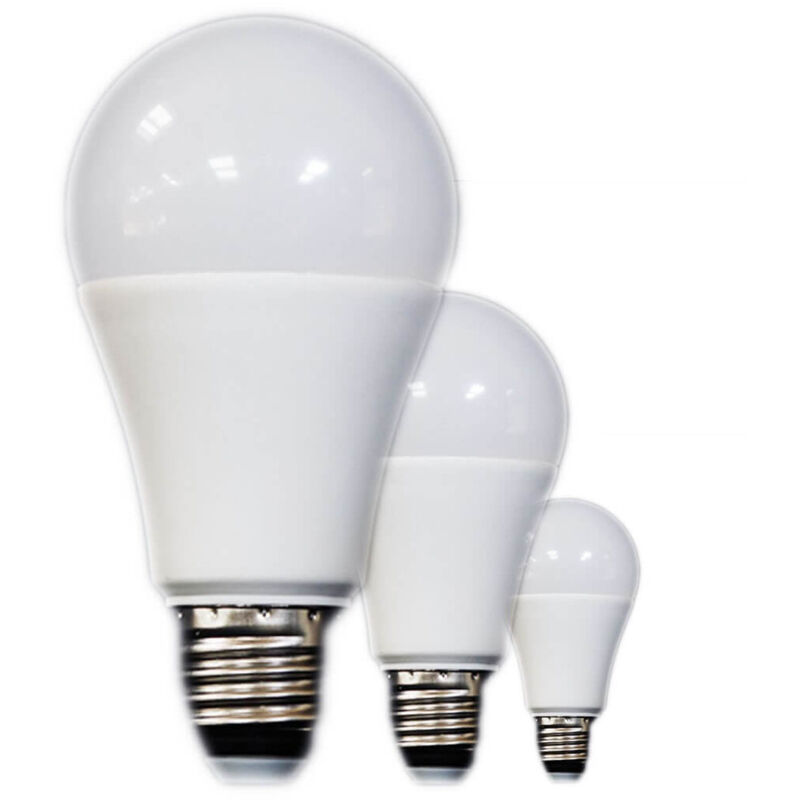 

Envase de 3 Bombillas 12W E27 A60 (equivalente a 80W incandescente)