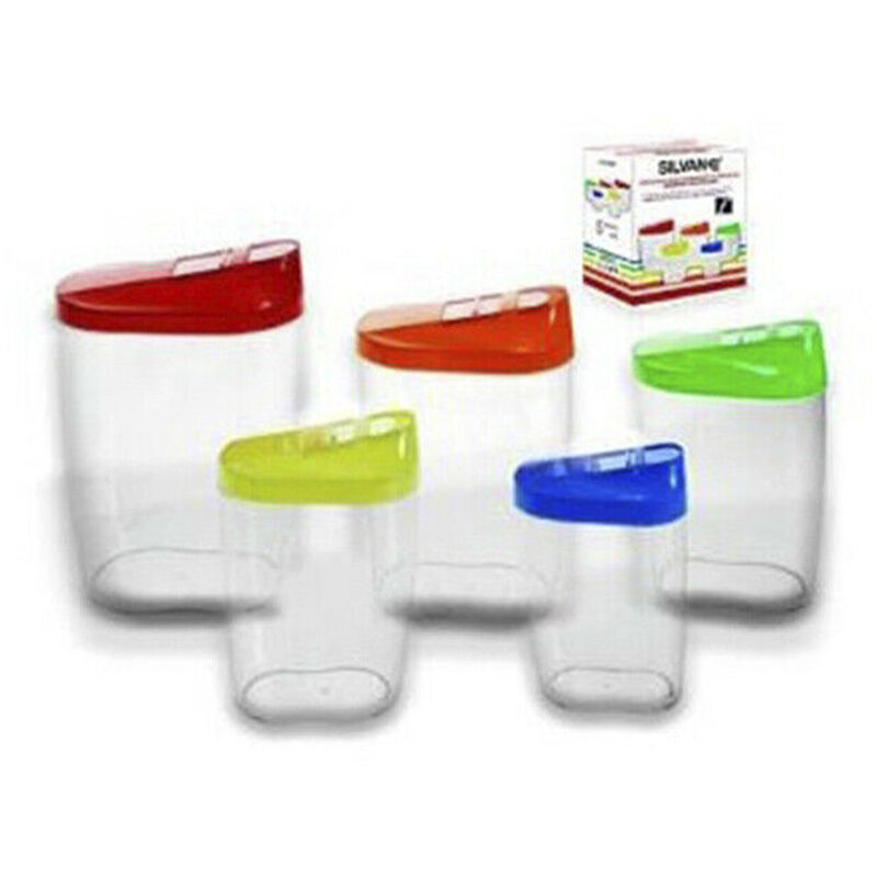 

Juego de 5 botes para almacenamiento de alimentos