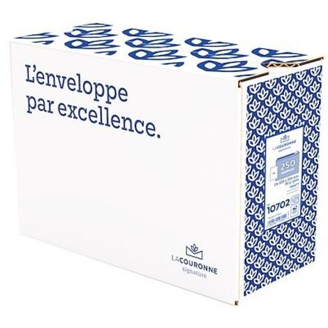 Enveloppe grand format 229 x 324 mm kraft La Couronne 100 g sans fenêtre - Boîte de 250