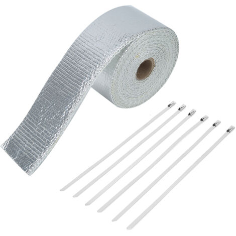 Enveloppe isolante thermique argentée pour voiture - 5 mètres, avec sangle - Accessoires auto