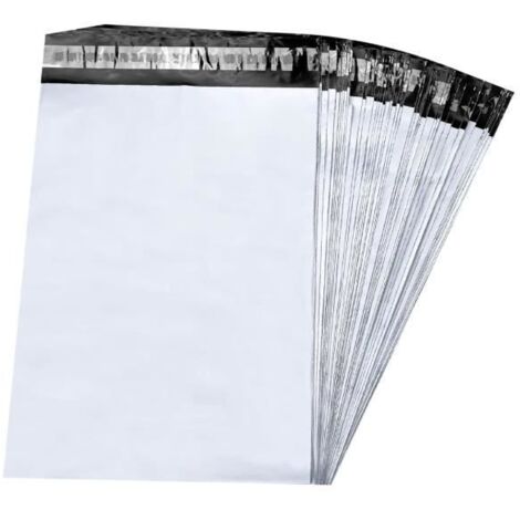 Enveloppe plastique d'expédition - Non toxique - 100Pcs - 20x30cm - Autoadhésive - Opaque