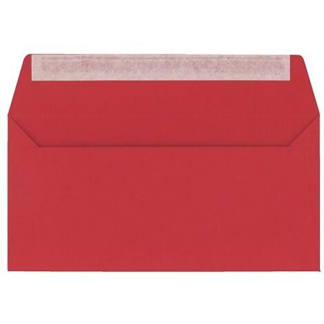 Enveloppe Pollen Clairefontaine groseille 110 x 220 - Boîte de 200