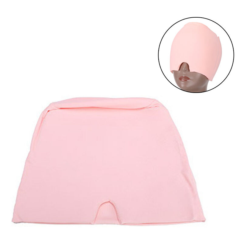 Enveloppement de tête de glace de migraine, chapeau de soulagement de mal de tête pour le masque d'yeux de mal de tête pour les yeux gonflés, la