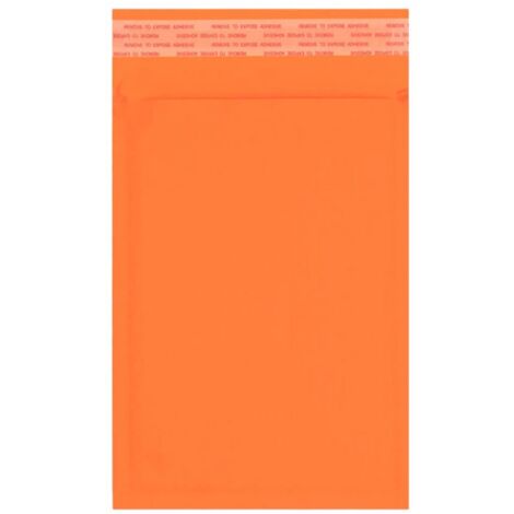 Enveloppes 215 x 150 mm en carton ondulé orange, lot de 10