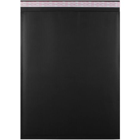 Enveloppes 470 x 350 mm en carton ondulé noir, lot de 10