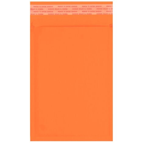Enveloppes 470 x 350 mm en carton ondulé orange, lot de 10