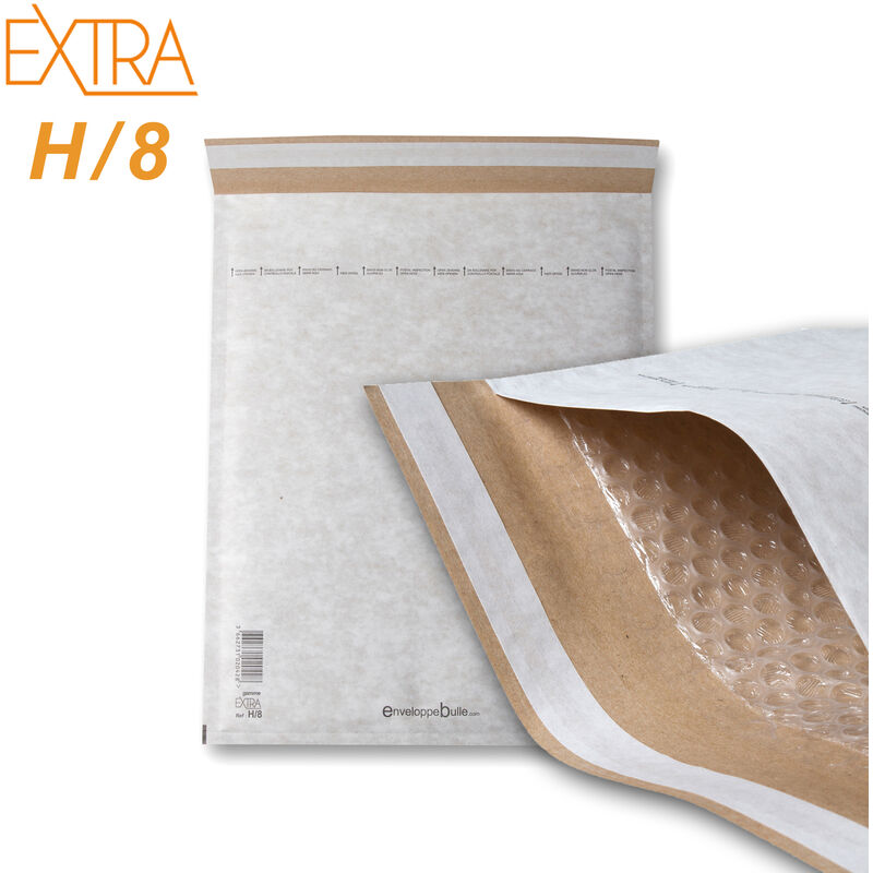 Lot de 400 enveloppes à bulles ECO K//10 format 345x470 mm