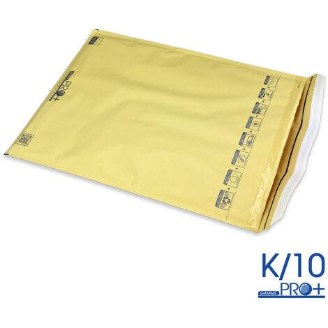 PME, artisans et agriculteurs 200 Enveloppes à bulles blanches gamme PRO taille K/10 format utile 340x470mm