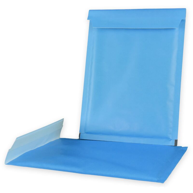 Lot de 50 Enveloppes à bulles eco D/4 bleues format 180x260 mm