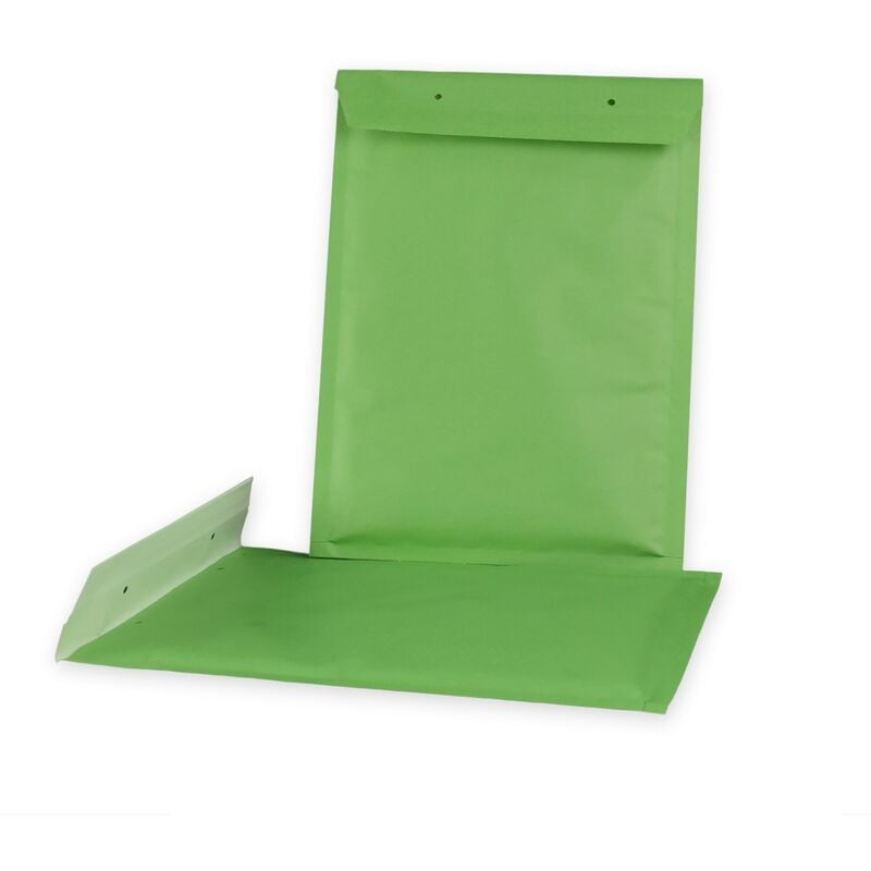 Lot de 100 Enveloppes à bulles eco D/4 vertes format 180x260 mm