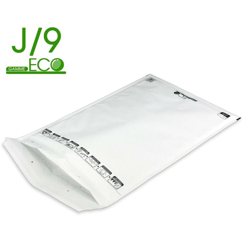 Lot de 100 Enveloppes à bulles eco J/9 format 300x430 mm