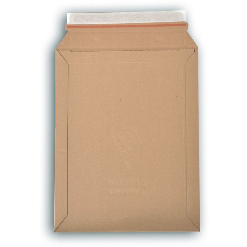 Enveloppebulle - Lot de 5 enveloppes carton WellBox 3 format 238x316 mm