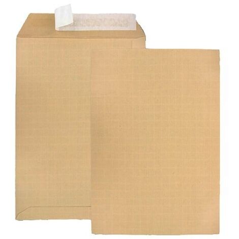 Enveloppes - Kraft armé - C4 - 229x324mm - Auto adhésive - Lot de 10 - GPV