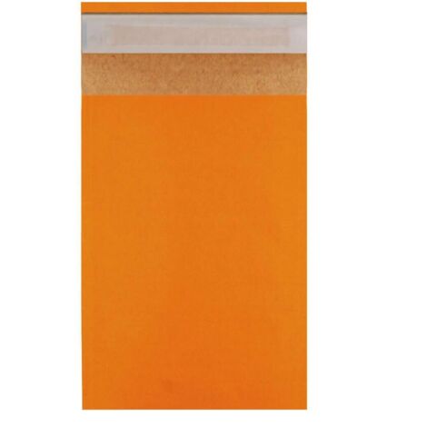 Enveloppes matelassées orange 165 x 100 mm, lot de 10