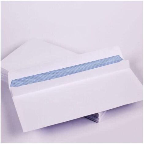 Enveloppes postales blanches autocollantes – Lot de 50, format A4, idéales pour courrier maison et bureau