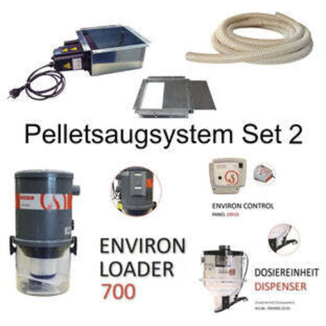 Environ Pelletsaugsystem Set 2 - Pellet entnahme durch