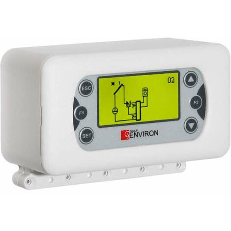 3 Sensoren ENVIRON TC110 Solar Temperatur-Differenzregler Solarsteuerung