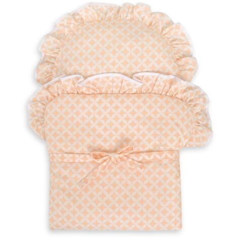 Envoltura de muñeca con lazo - mini roseta melocotón