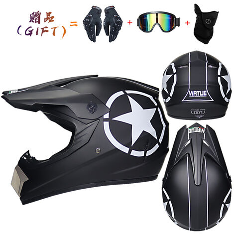 Envoyer 3 pièces cadeau casque de moto enfants casque tout-terrain vélo descente AM DH casque de cross capacete motocross casco,12,S,CHINA