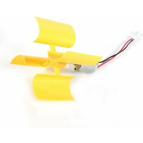 Éolienne Verticale électricité Micro éoliennes Verticales Kit Petit Générateur de Pales de Moteur pour Bricolage