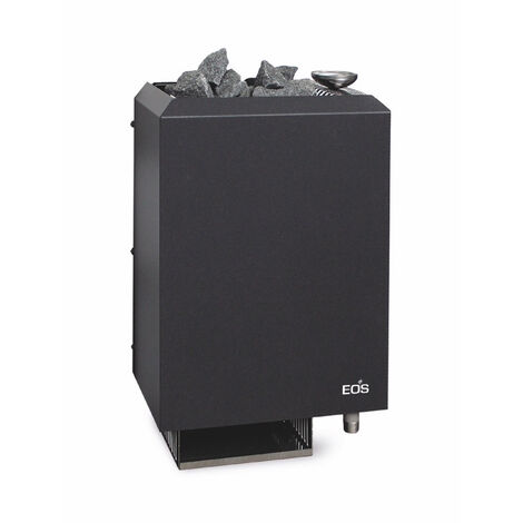 Eos Bi-O Picco W 3,5 kW Saunaofen mit Verdampfer Combiofen Anthrazit