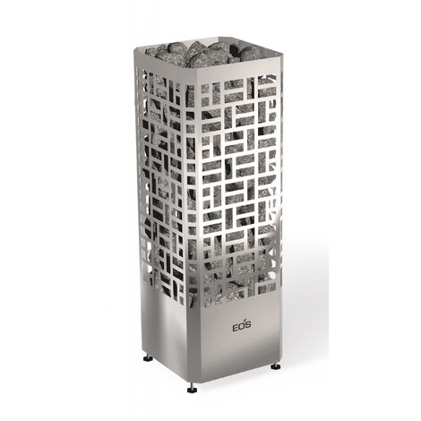 Eos Edge 7,5 kW finnischer Saunaofen Elektro Standofen Edelstahl