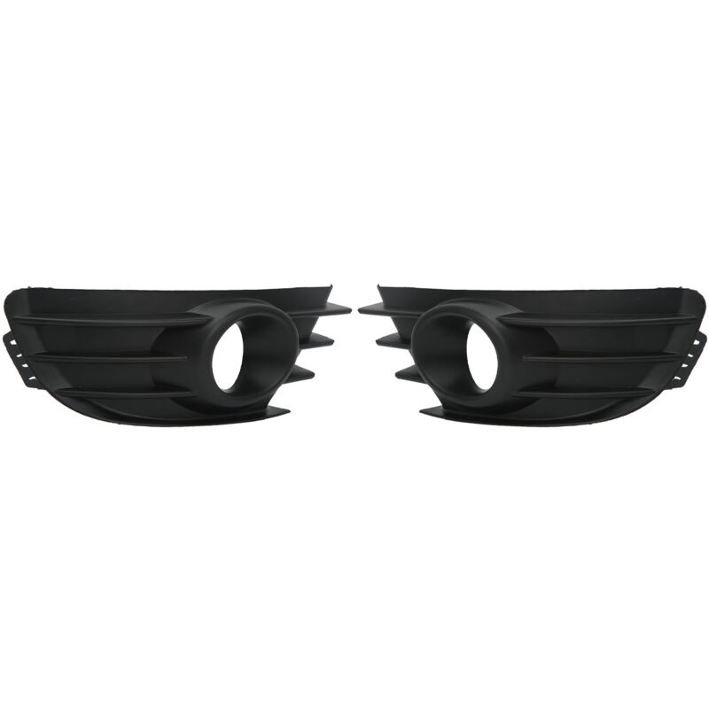 Eosnow - 1 paire de calandre de phare antibrouillard avant noire, garniture de couvercle de phare antibrouillard de remplacement pour citroën C4 2004