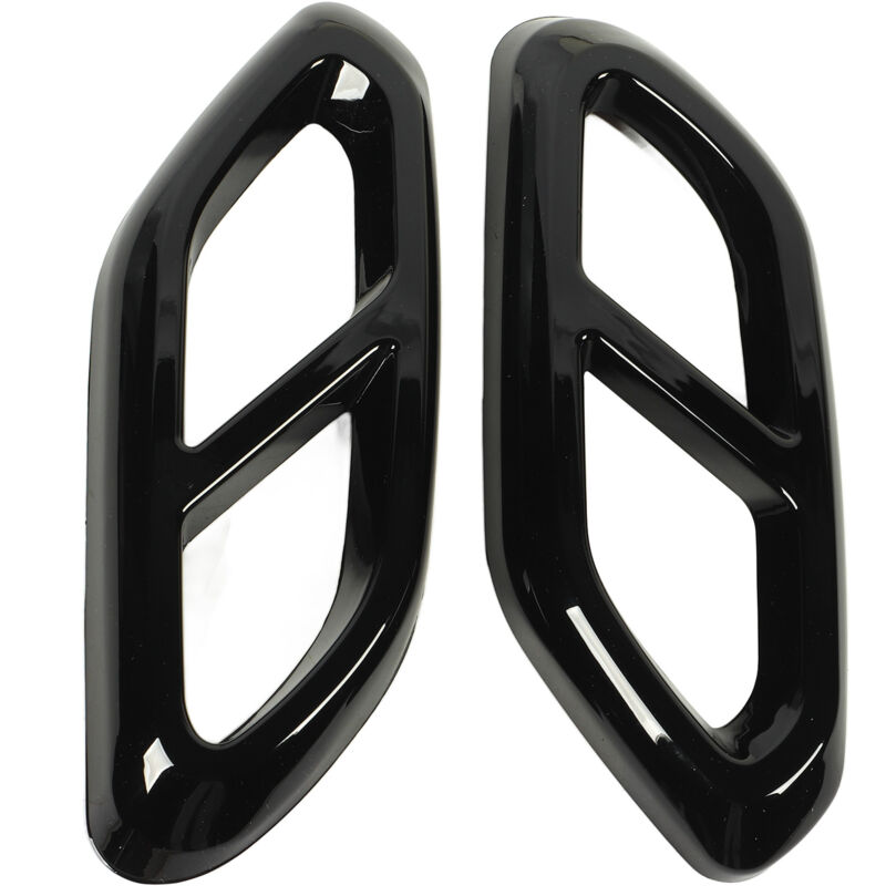 Eosnow - 1 paire de couvercles de silencieux d'échappement décoratifs, Protection solide, remplacement de voiture pour Benz classe glc X254 amg Line,